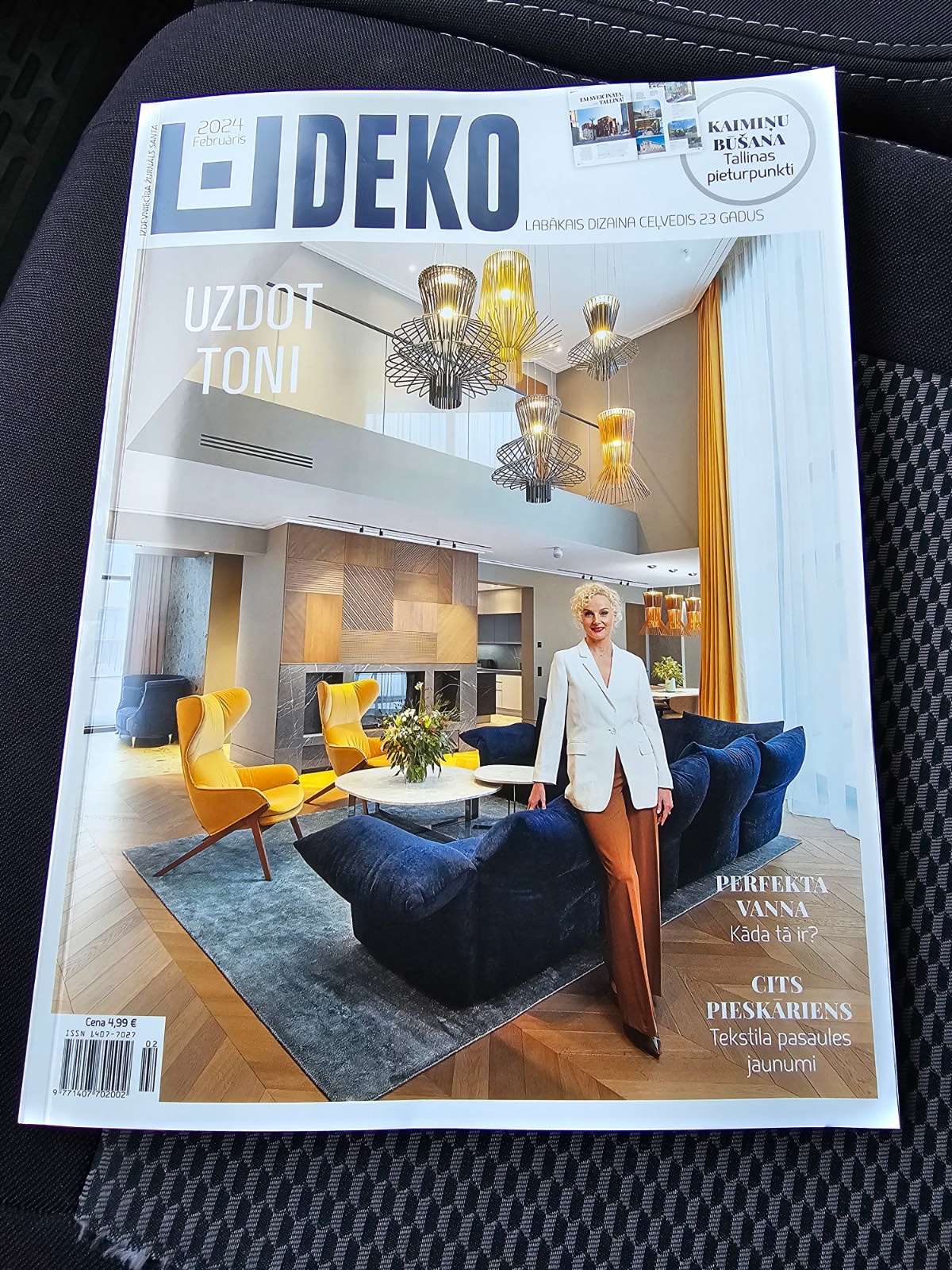 Deko žurnāla vāks ar šo projektu